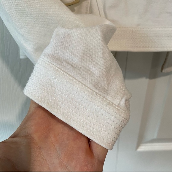 White House Black Market size 0 soft gold sip up jacket - Picture 8 of 8